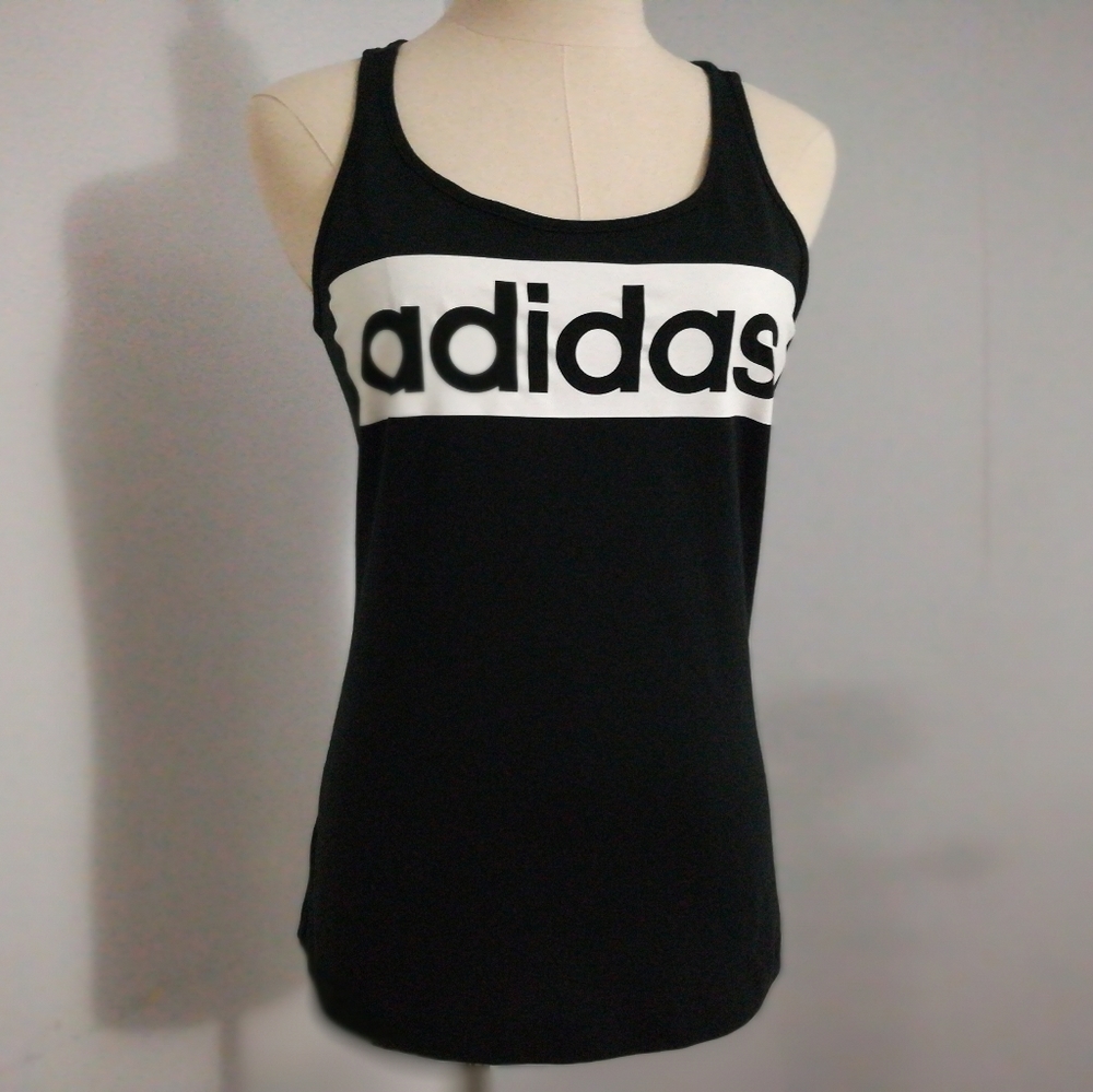 ADIDAS Essential Linear Racerback Tank Black